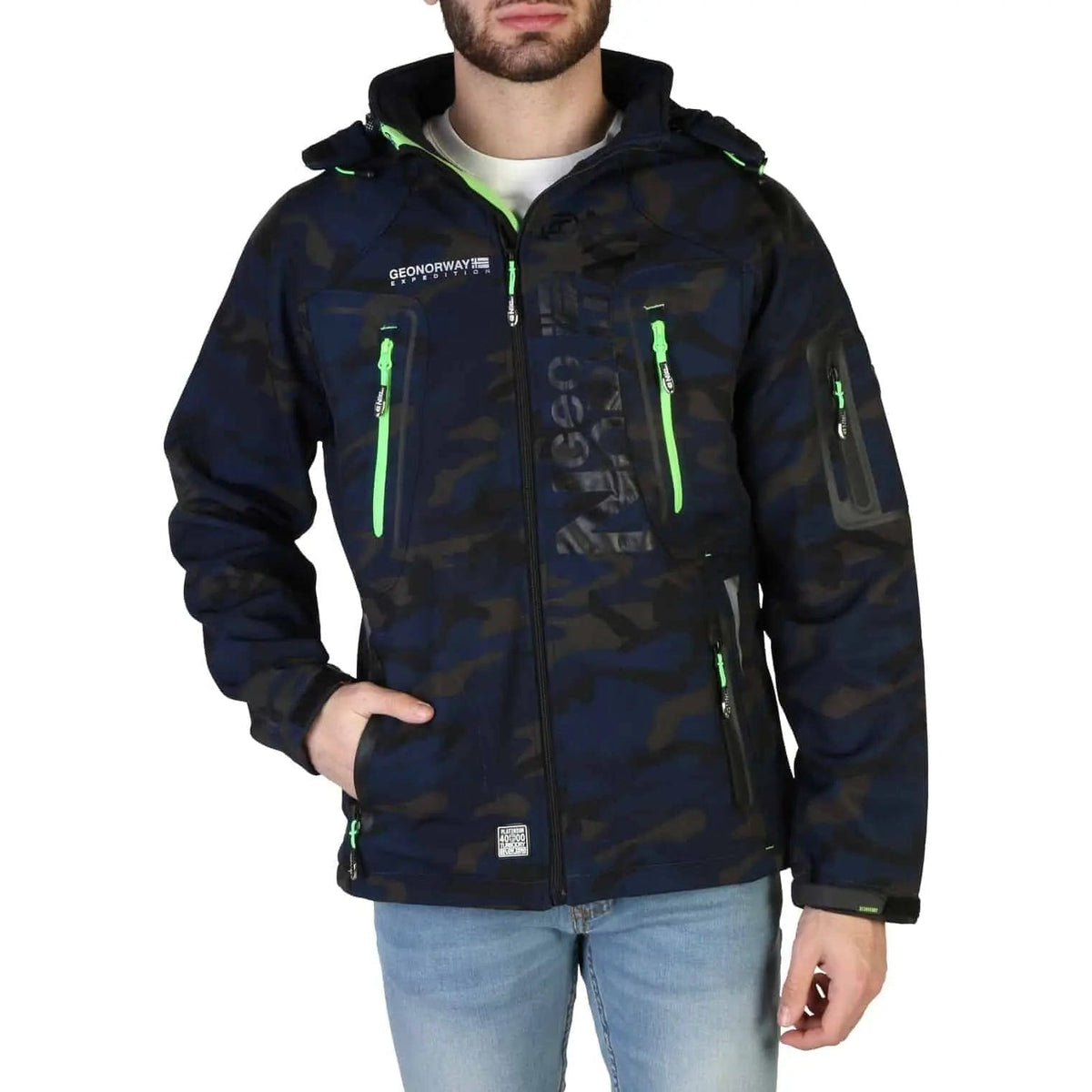 Jag Couture London S Geographical Norway - Techno-camo_man - Blue