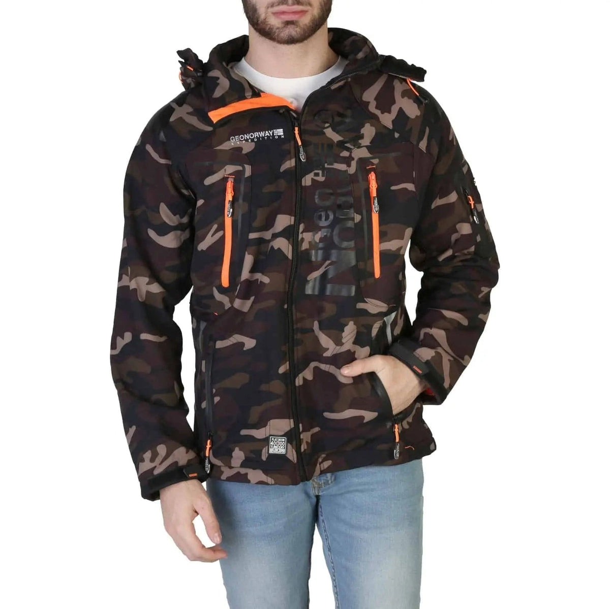 Jag Couture London S Geographical Norway - Techno-camo_man - Brown