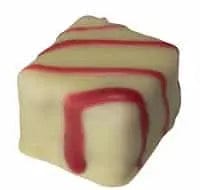 Jag Couture London Strawberry - White Chocolate Square With A Soft Strawberry Mousse 11G