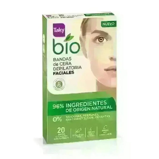 Jag Couture London Taky Bio Facial Wax Strips 20 Units