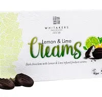 Jag Couture London Whitakers Dark Chocolate Covered Lemon & Lime Fondant Creams In Carton