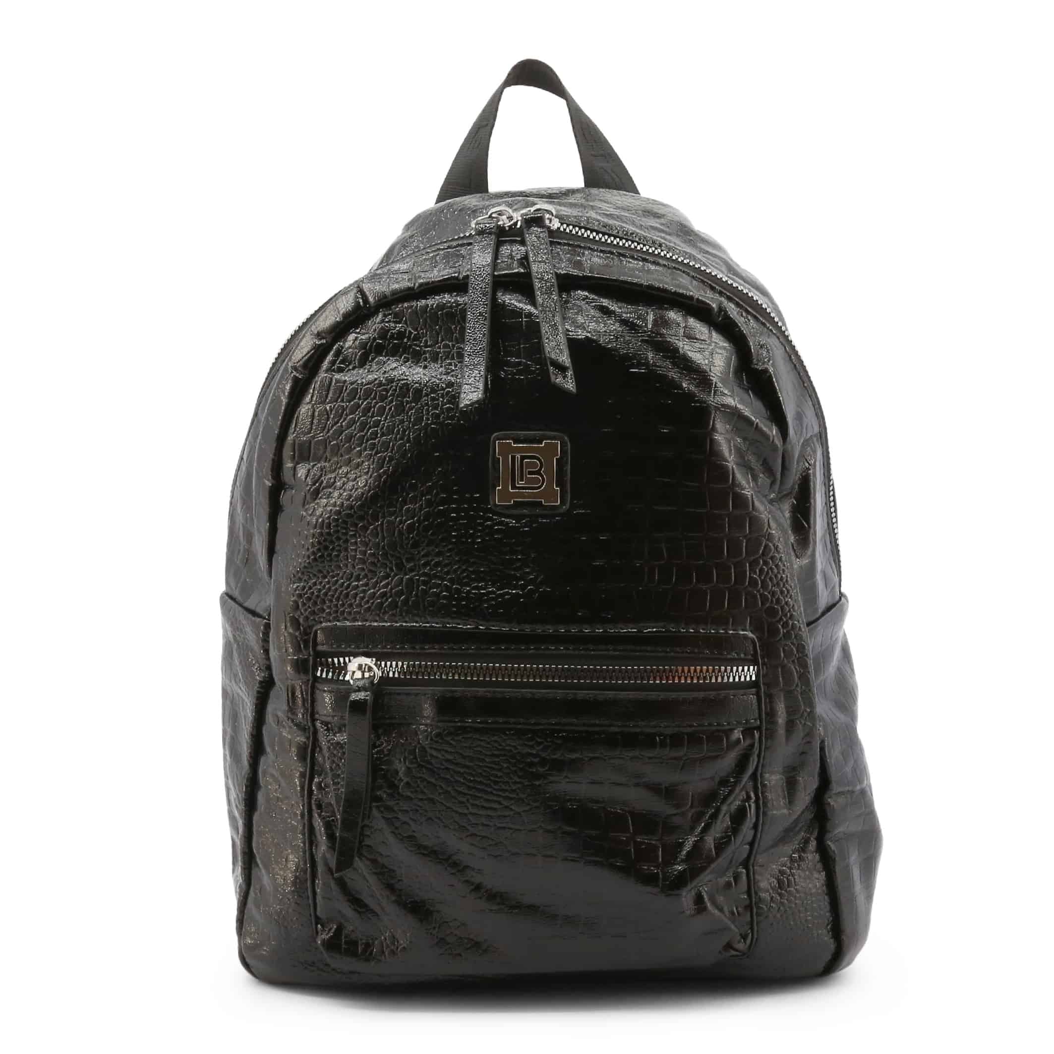 shopify Backpack Laura Biagiotti - Elysia_LB21W-106-6 - Black - Jag Couture London Luxury Fashion Stores - London - New York - Ontario