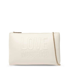 shopify Clutch Love Moschino - JC4059PP1ELL0 - White - Jag Couture London Luxury Fashion Stores - London - New York - Ontario