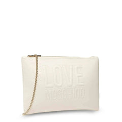 shopify Clutch Love Moschino - JC4059PP1ELL0 - White - Jag Couture London Luxury Fashion Stores - London - New York - Ontario