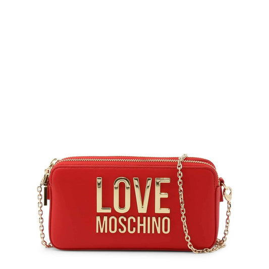 shopify Clutch Love Moschino - JC5609PP1FLJ0 - Red - Jag Couture London Luxury Fashion Stores - London - New York - Ontario