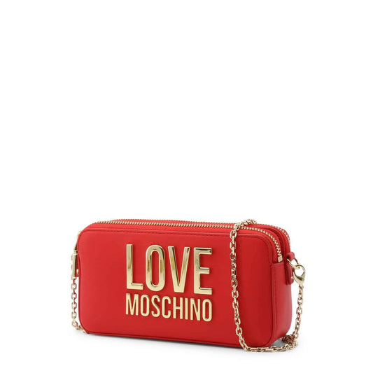 shopify Clutch Love Moschino - JC5609PP1FLJ0 - Red - Jag Couture London Luxury Fashion Stores - London - New York - Ontario