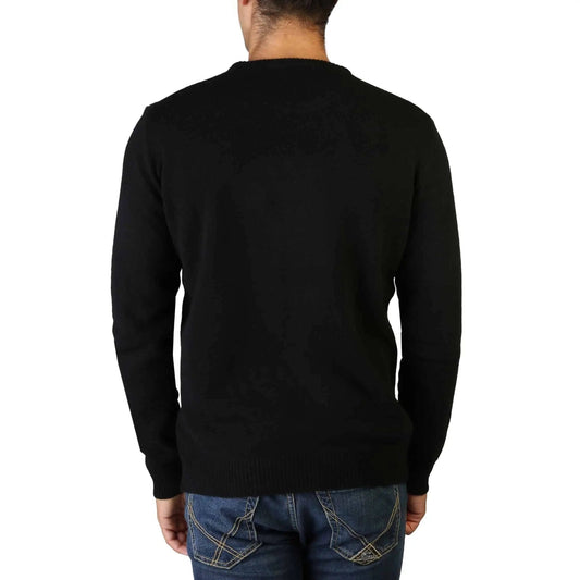 shopify MEN 100% Cashmere - C-NECK-M - Black