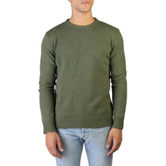 shopify MEN 100% Cashmere - C-NECK-M - Green