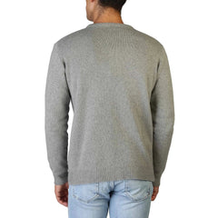 shopify MEN 100% Cashmere - C-NECK-M - Grey