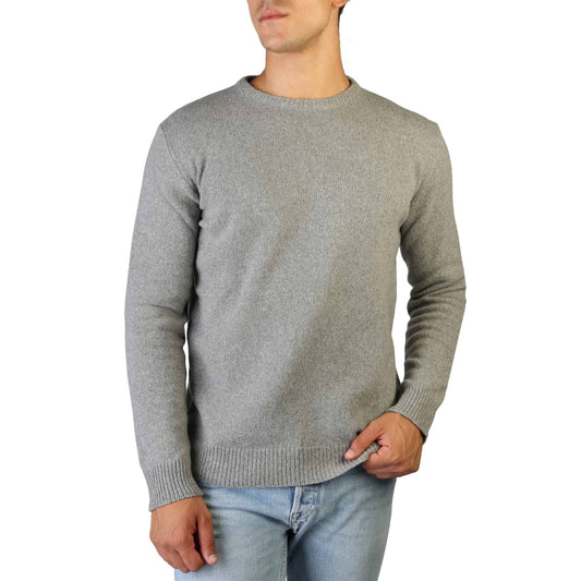 shopify MEN 100% Cashmere - C-NECK-M - Grey