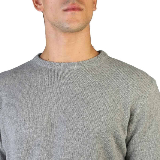 shopify MEN 100% Cashmere - C-NECK-M - Grey