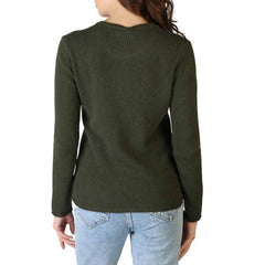 shopify Sweater 100% Cashmere - C-NECK-W - Green