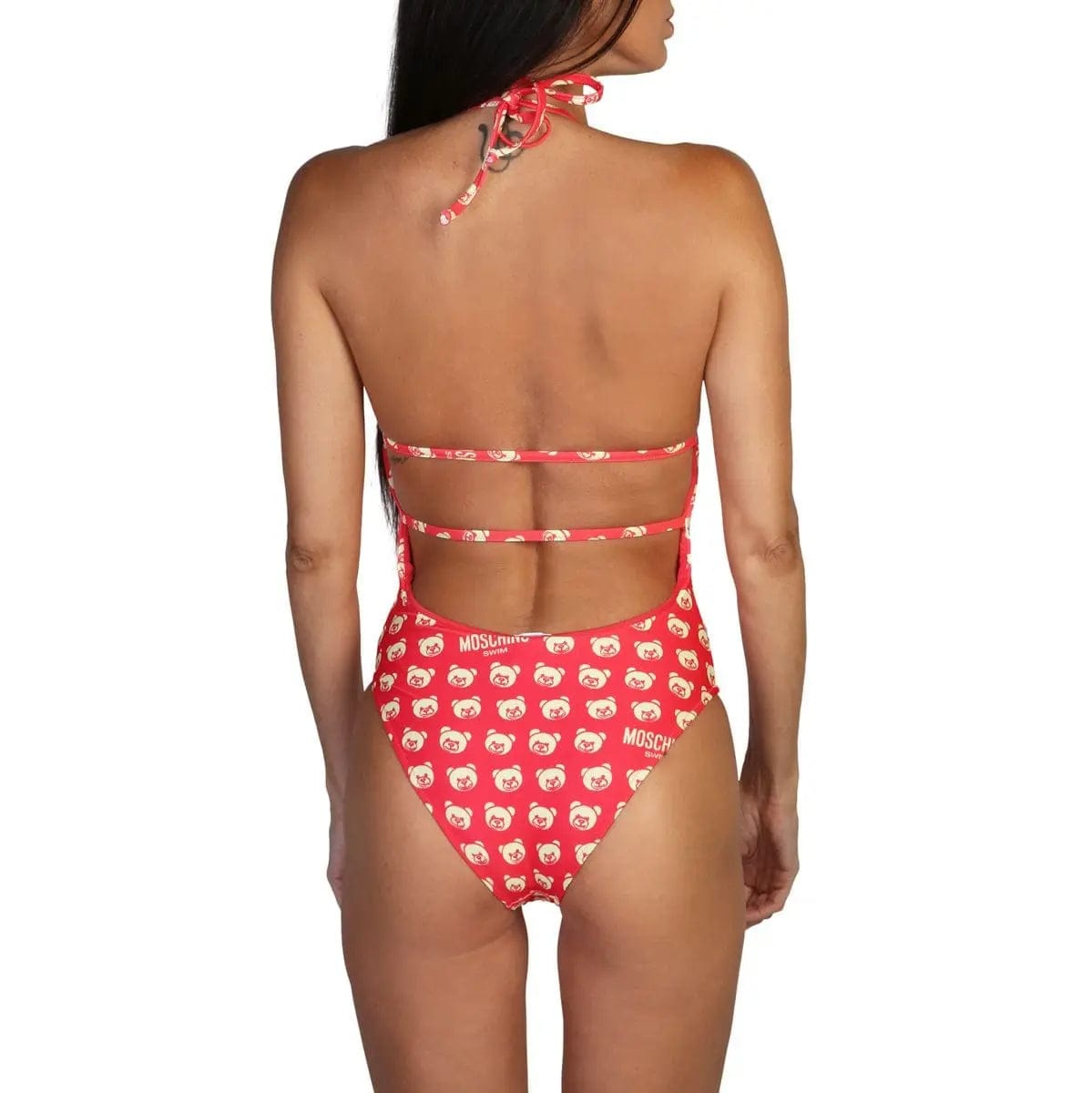 shopify Swimsuit Moschino - A4934-9406 - Pink - Jag Couture London Luxury Fashion Stores - London - New York - Ontario