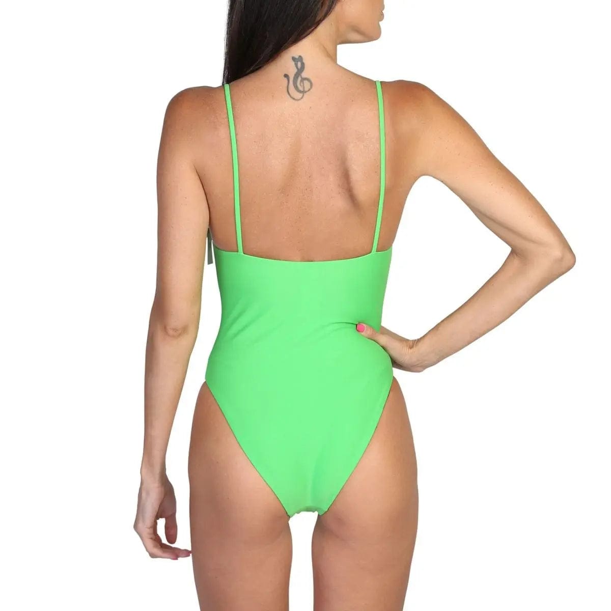 shopify Swimsuit Moschino - A4985-4901 - Green - Jag Couture London Luxury Fashion Stores - London - New York - Ontario