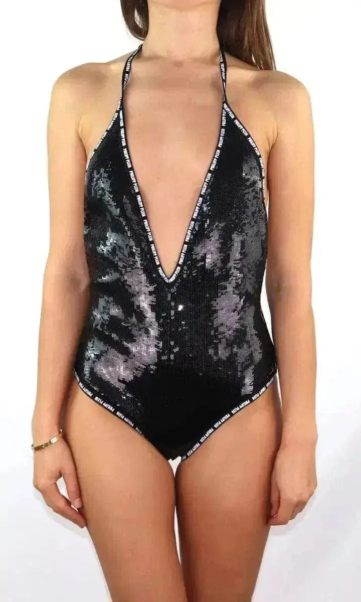 shopify Swimsuit Philipp Plein - CDPPI0 - Black - Jag Couture London Luxury Fashion Stores - London - New York - Ontario